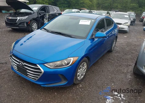 2017 Hyundai Elantra Se из США, поврежденный, VIN 5NPD74LF2HH204382